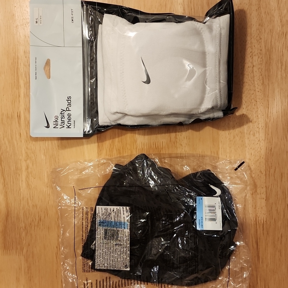 volleyball spandex & knee pads